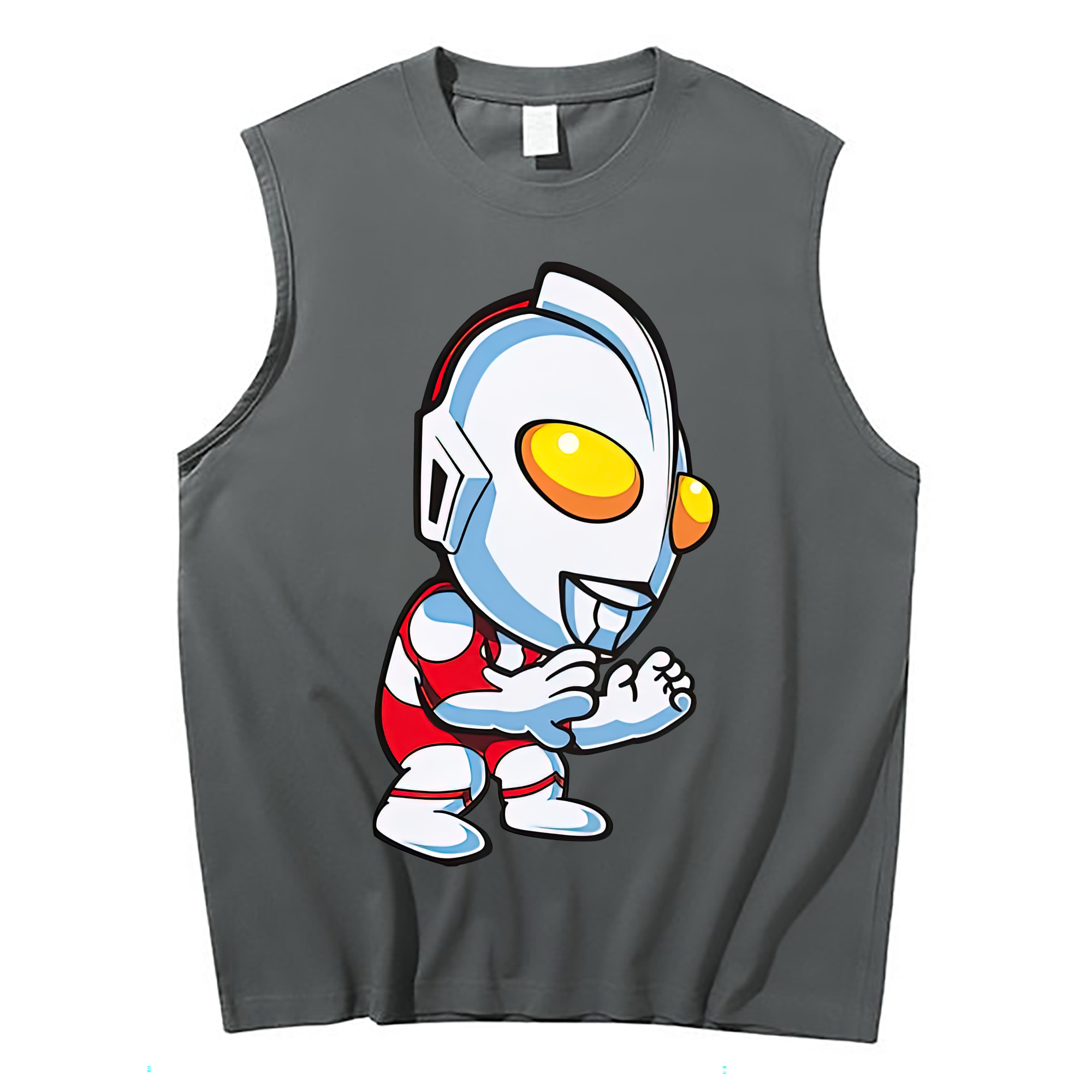 （画像用） ウルトラマン Ultraman コットン100％タンクトップ（フロントプリント）